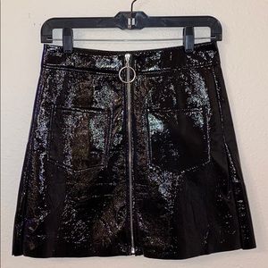Faux leather skirt 🖤🔗☁️